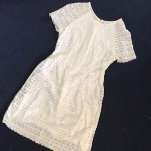 Free People lace lined dress size 2 ivory